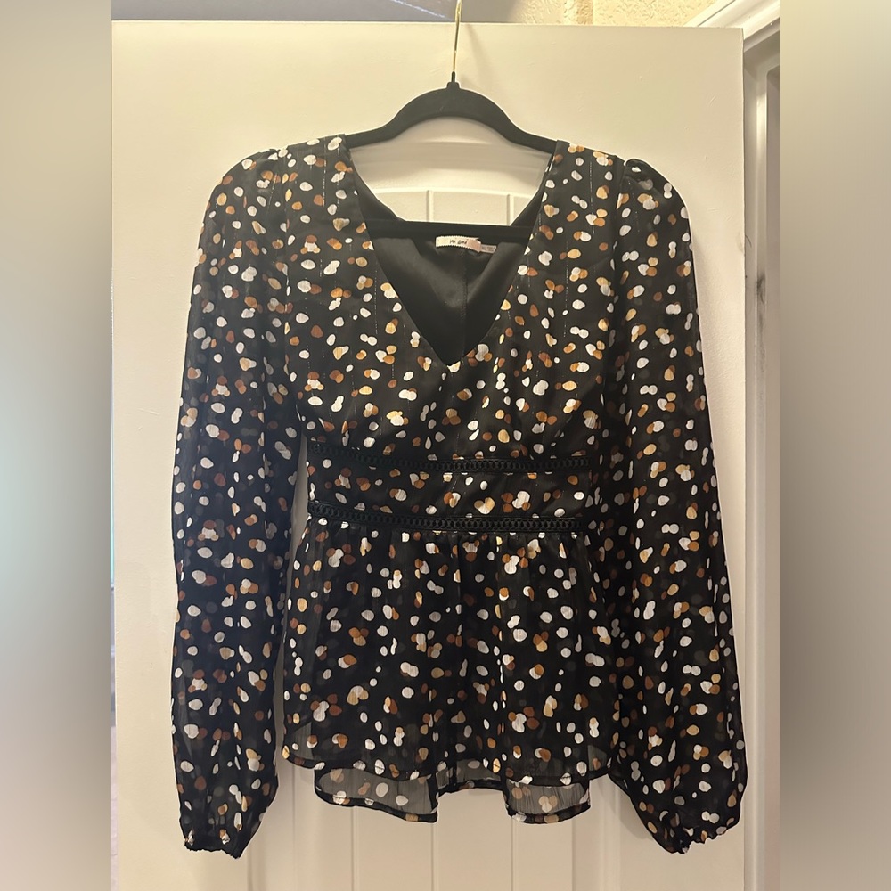 Franchesca top for sale/dotted